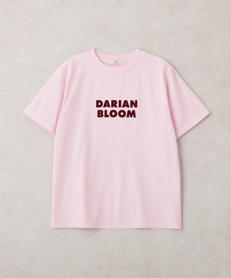 earth music&ecology「フロッキープリントTシャツ」|Tシャツ・カットソー|Pink