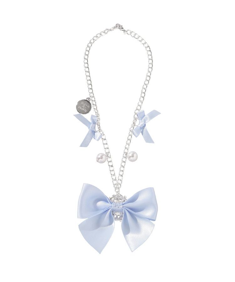 Maison de FLEUR「ブルーマニアビジューリボンチャーム」|その他|