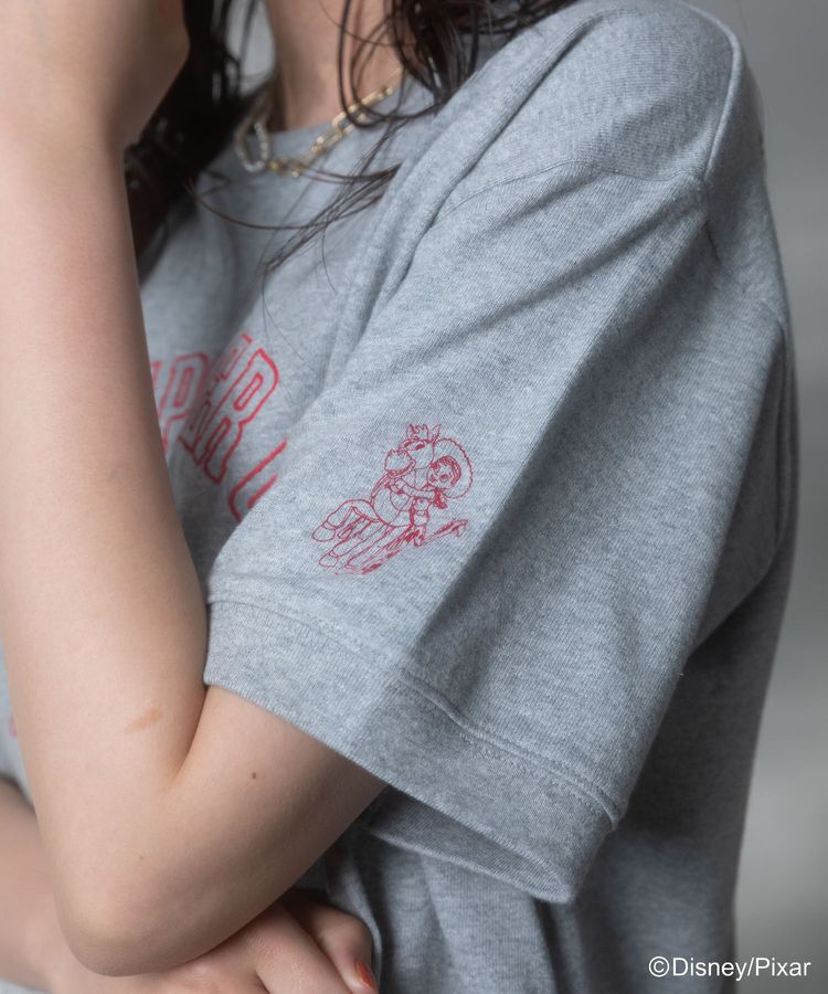 Green Parks「トイストーリー/スウェット風ロゴTシャツ」|Tシャツ・カットソー|