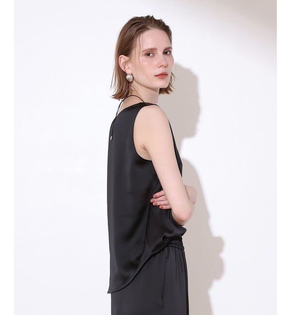 allureville「サテンタンクブラウス」|シャツ・ブラウス|