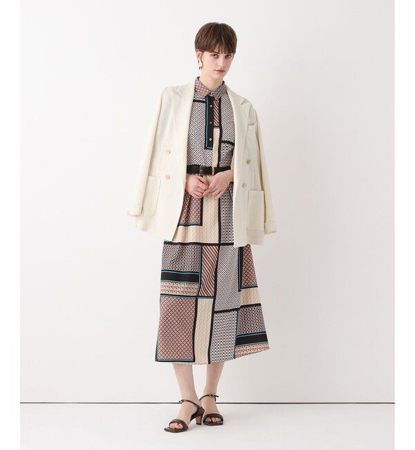 allureville「ジオメトリックプリントシャツワンピース」|ワンピース|