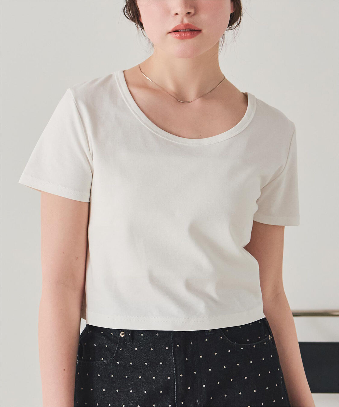titivate「汗染み防止ｺﾝﾊﾟｸﾄTｼｬﾂ」|Tシャツ・カットソー|ホワイト