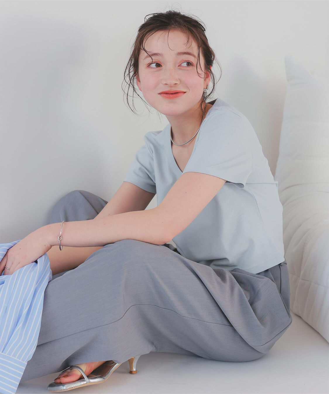 titivate「汗染み防止ｺﾝﾊﾟｸﾄTｼｬﾂ」|Tシャツ・カットソー|