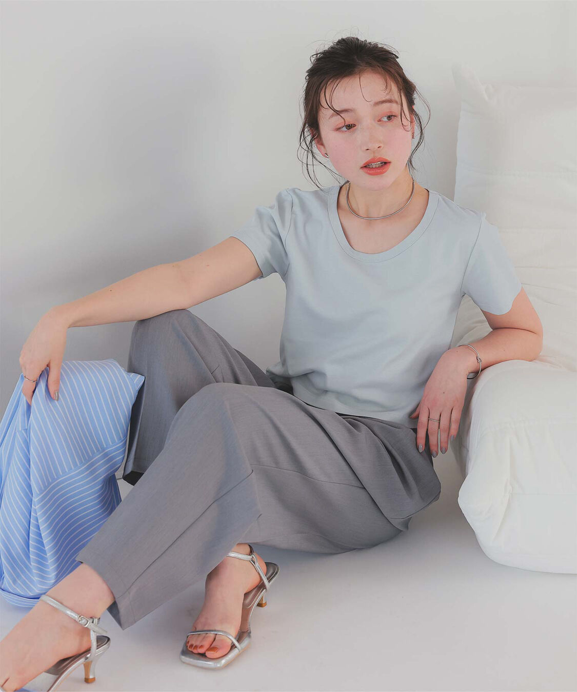titivate「汗染み防止ｺﾝﾊﾟｸﾄTｼｬﾂ」|Tシャツ・カットソー|