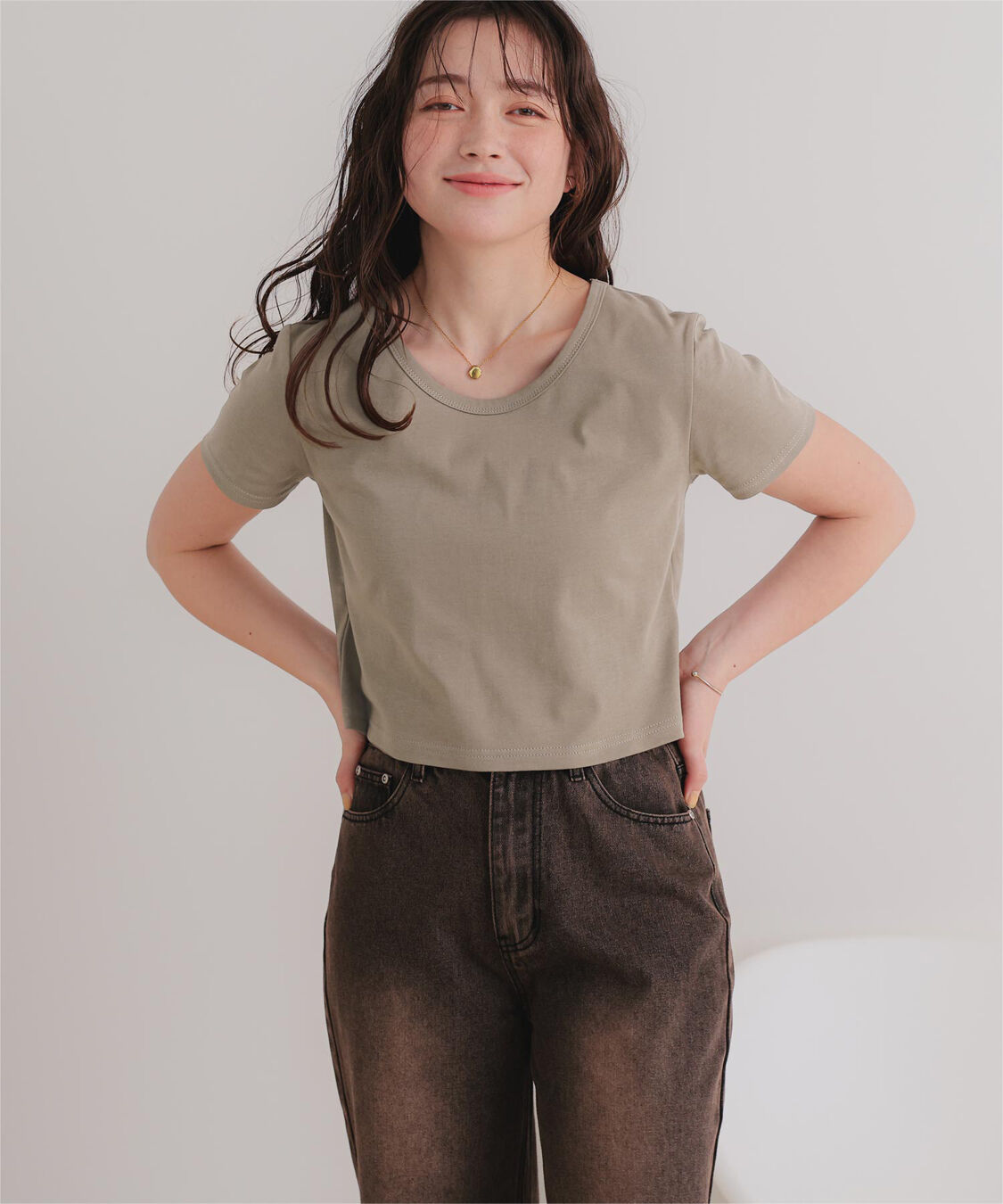 titivate「汗染み防止ｺﾝﾊﾟｸﾄTｼｬﾂ」|Tシャツ・カットソー|