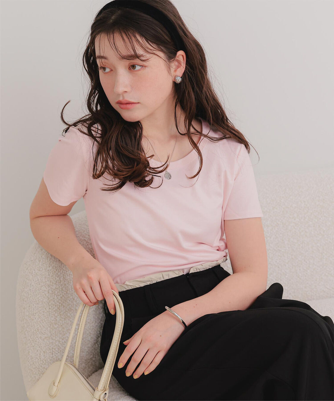 titivate「汗染み防止ｺﾝﾊﾟｸﾄTｼｬﾂ」|Tシャツ・カットソー|