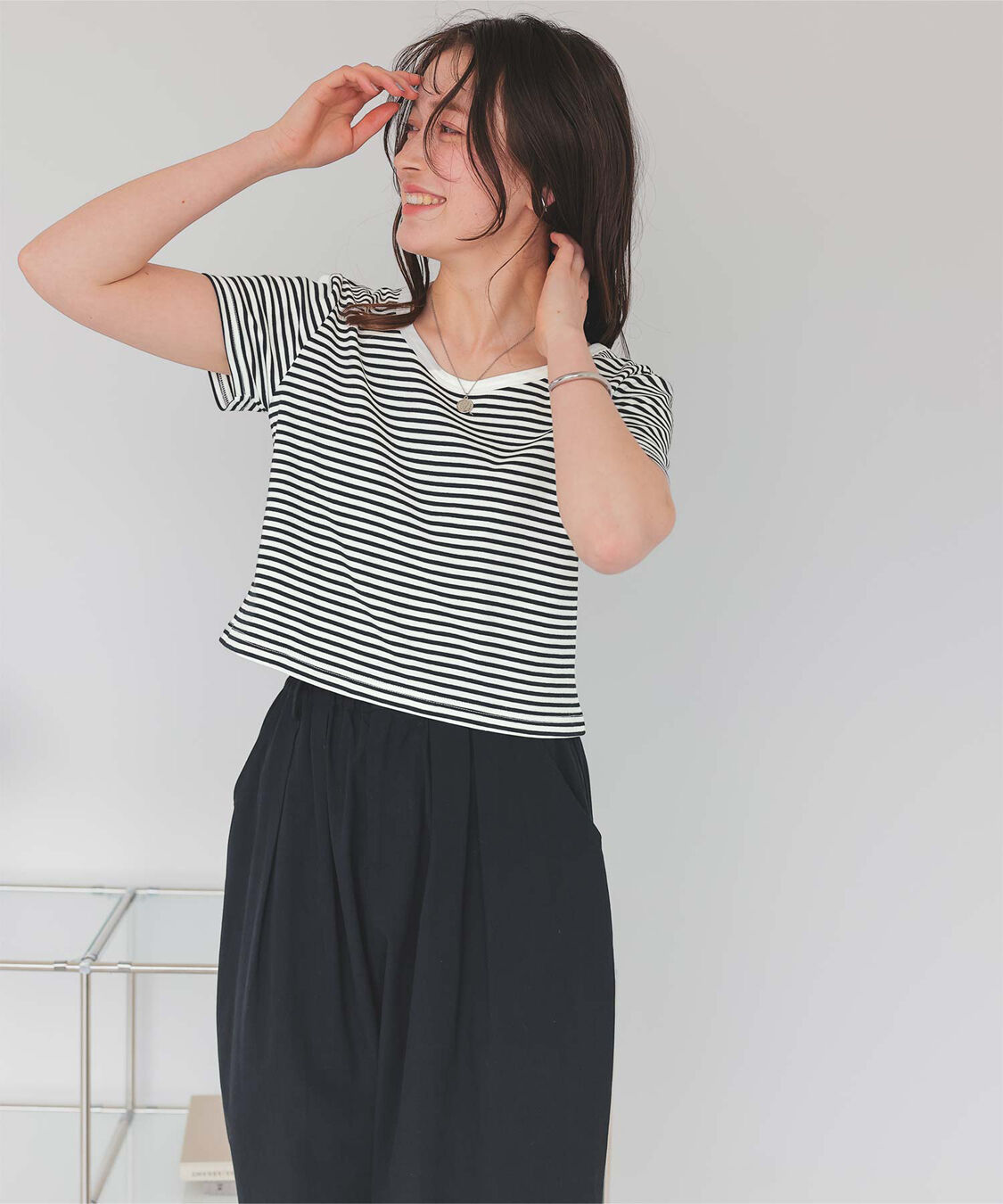 titivate「汗染み防止ｺﾝﾊﾟｸﾄTｼｬﾂ」|Tシャツ・カットソー|