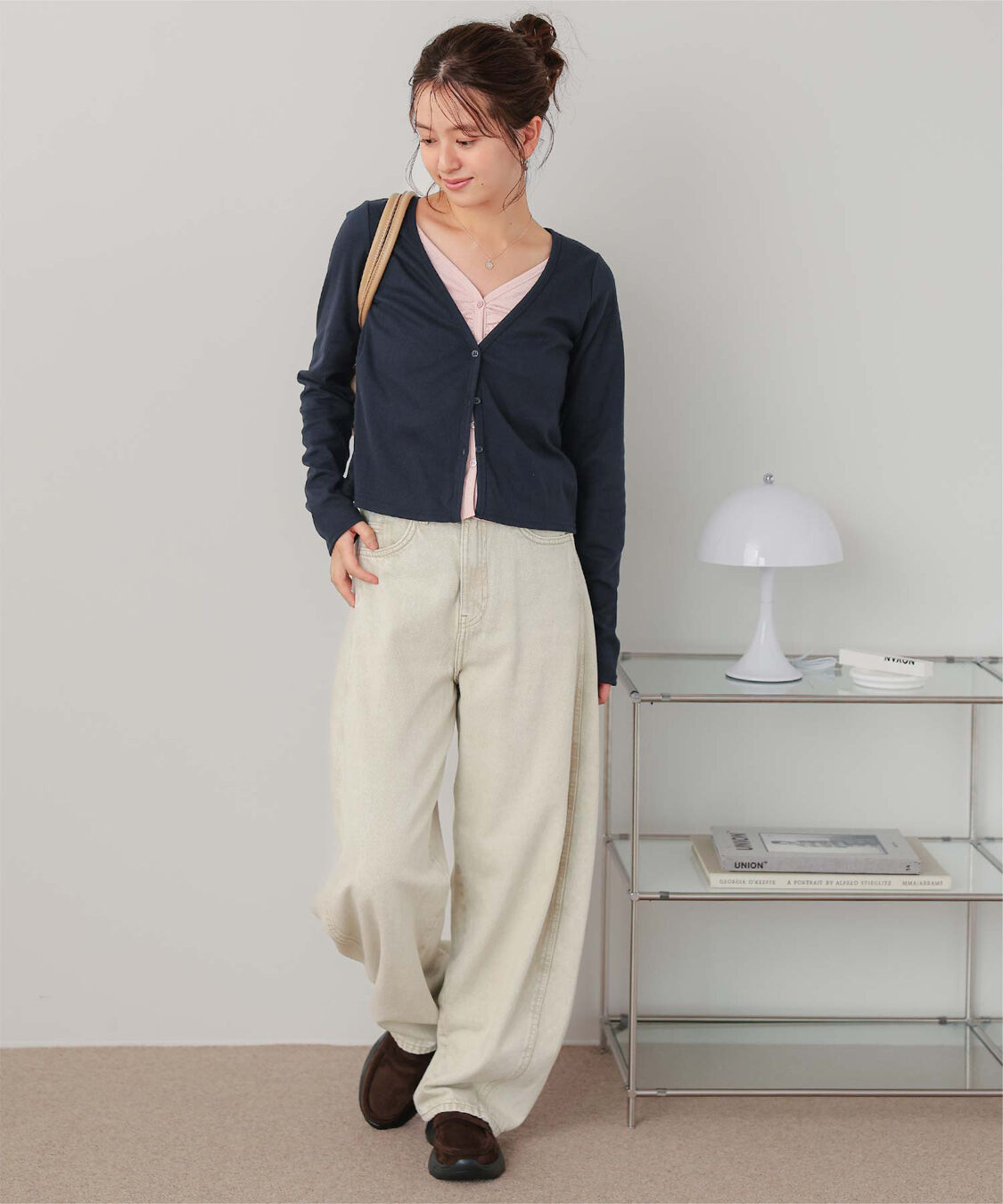 titivate「レイヤード風フロントギャザーデザインカットソートップス」|Tシャツ・カットソー|