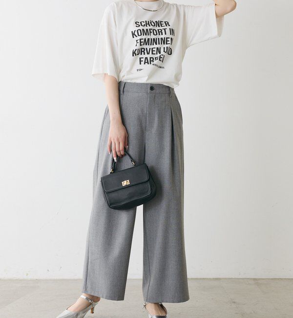  「オーガニックコットンロゴプリントT」|Tシャツ・カットソー|