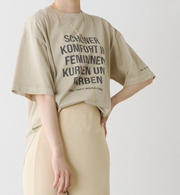  「オーガニックコットンロゴプリントT」|Tシャツ・カットソー|