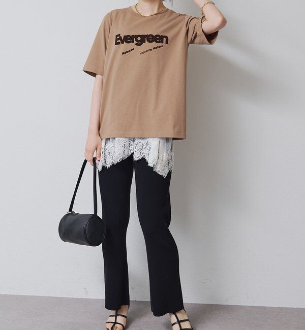  「フロッキープリントTシャツ」|Tシャツ・カットソー|