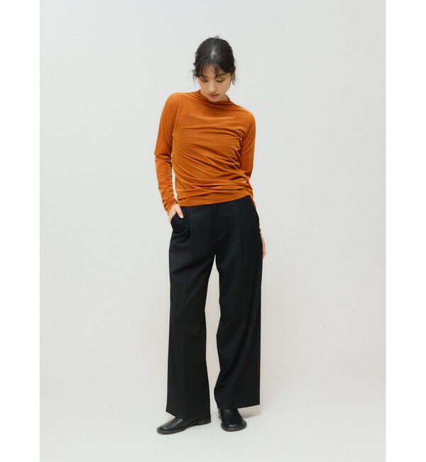 MIDIUMISOLID「MIDIUMISOLID for Ladies ストレートスラックス」|スラックス|