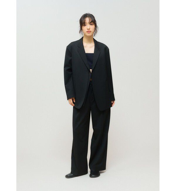 MIDIUMISOLID「MIDIUMISOLID for Ladies ウエストシェイプテーラードジレ」|ベスト・ジレ|