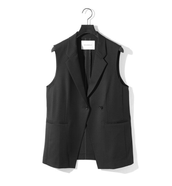 MIDIUMISOLID「MIDIUMISOLID for Ladies ウエストシェイプテーラードジレ」|ベスト・ジレ|