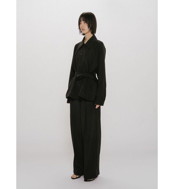 MIDIUMISOLID「MIDIUMISOLID for Ladies ステンカラーシャツジャケット」|シャツ・ブラウス|
