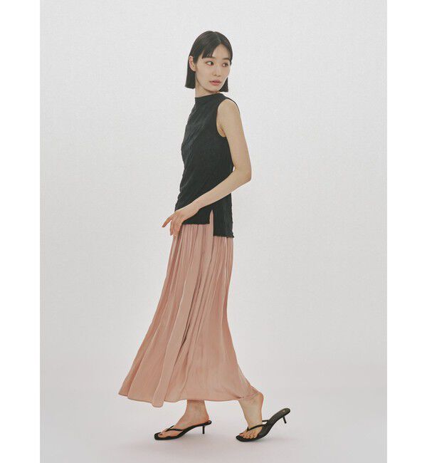 MIDIUMISOLID「MIDIUMISOLID for Ladies デザインギャザースカート」|スカート|