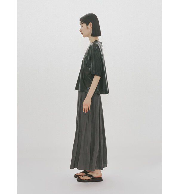 MIDIUMISOLID「MIDIUMISOLID for Ladies デザインギャザースカート」|スカート|