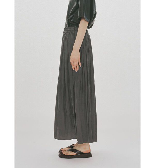 MIDIUMISOLID「MIDIUMISOLID for Ladies デザインギャザースカート」|スカート|