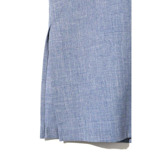 MIDIUMISOLID「MIDIUMISOLID for Ladies ノーカラードローストリングシャツ」|シャツ・ブラウス|