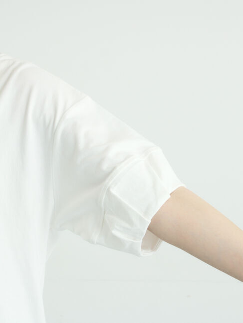 Samansa Mos2「【メルヘン&times;Samansa Mos2】レース貼りTシャツ」|Tシャツ・カットソー|