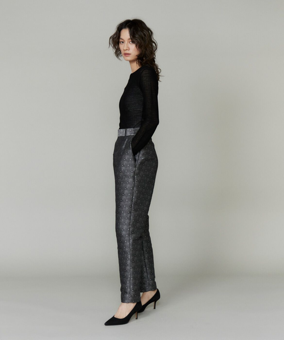 la veille by SUPERIOR CLOSET「シアーギャザープルオーバー」|ニット・セーター|