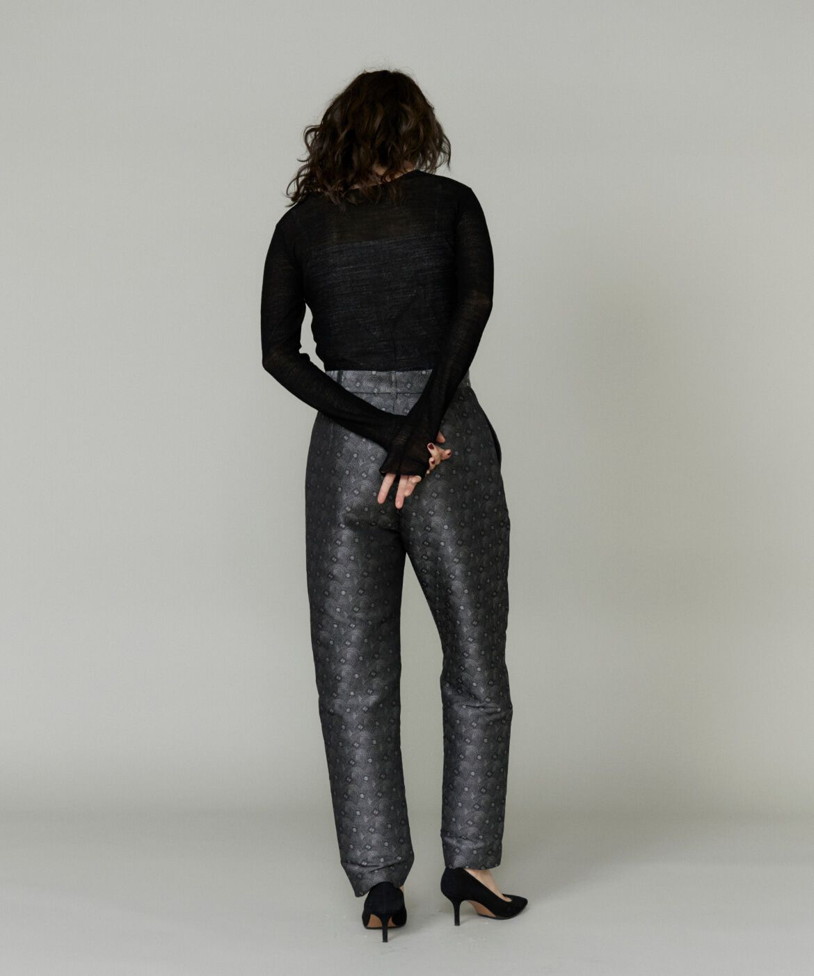 la veille by SUPERIOR CLOSET「シアーギャザープルオーバー」|ニット・セーター|