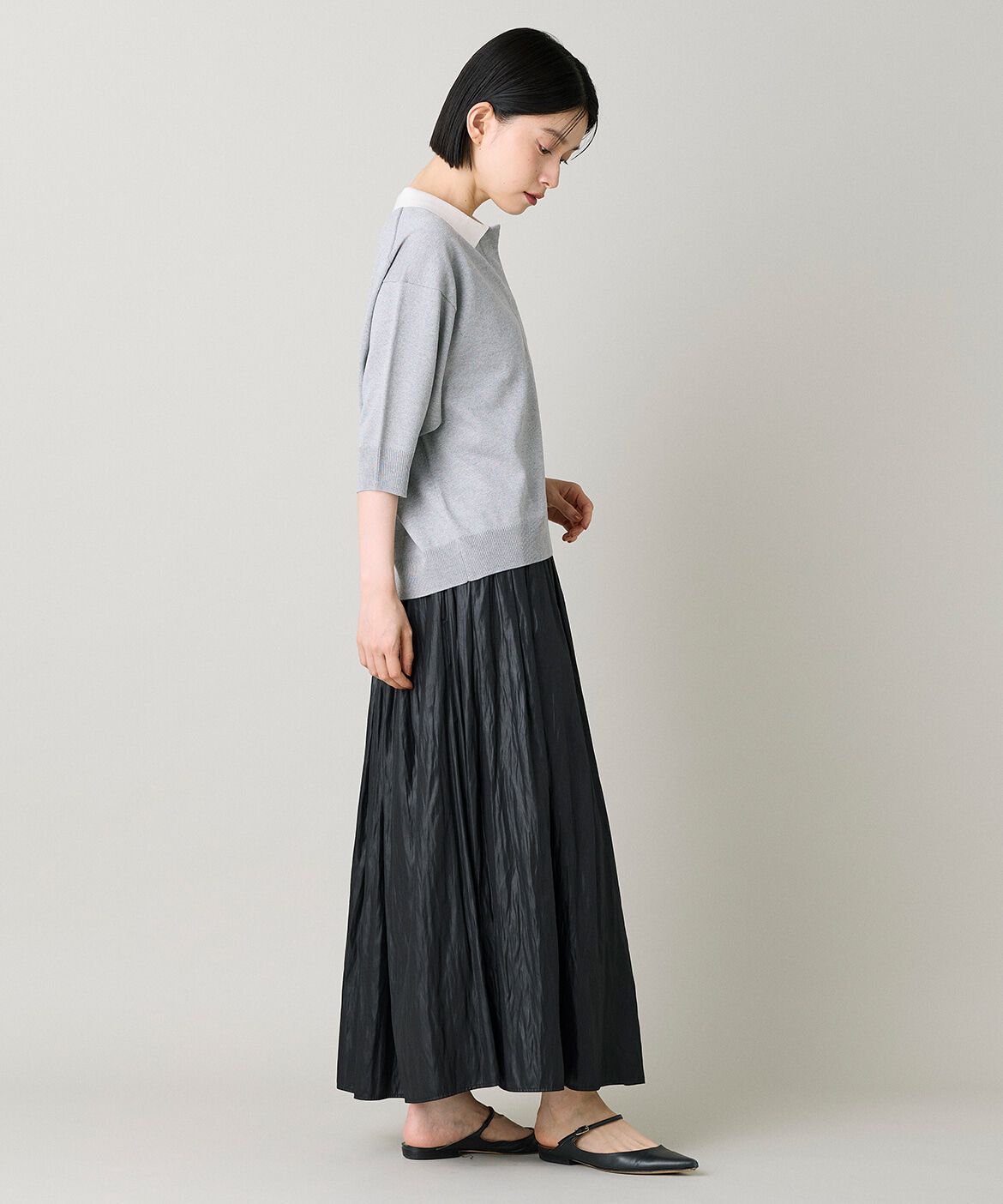 DAY by DAY it&rsquo;s international「配色ニットポロ｜大人の日常を上品に彩るポロニット」|ニット・セーター|