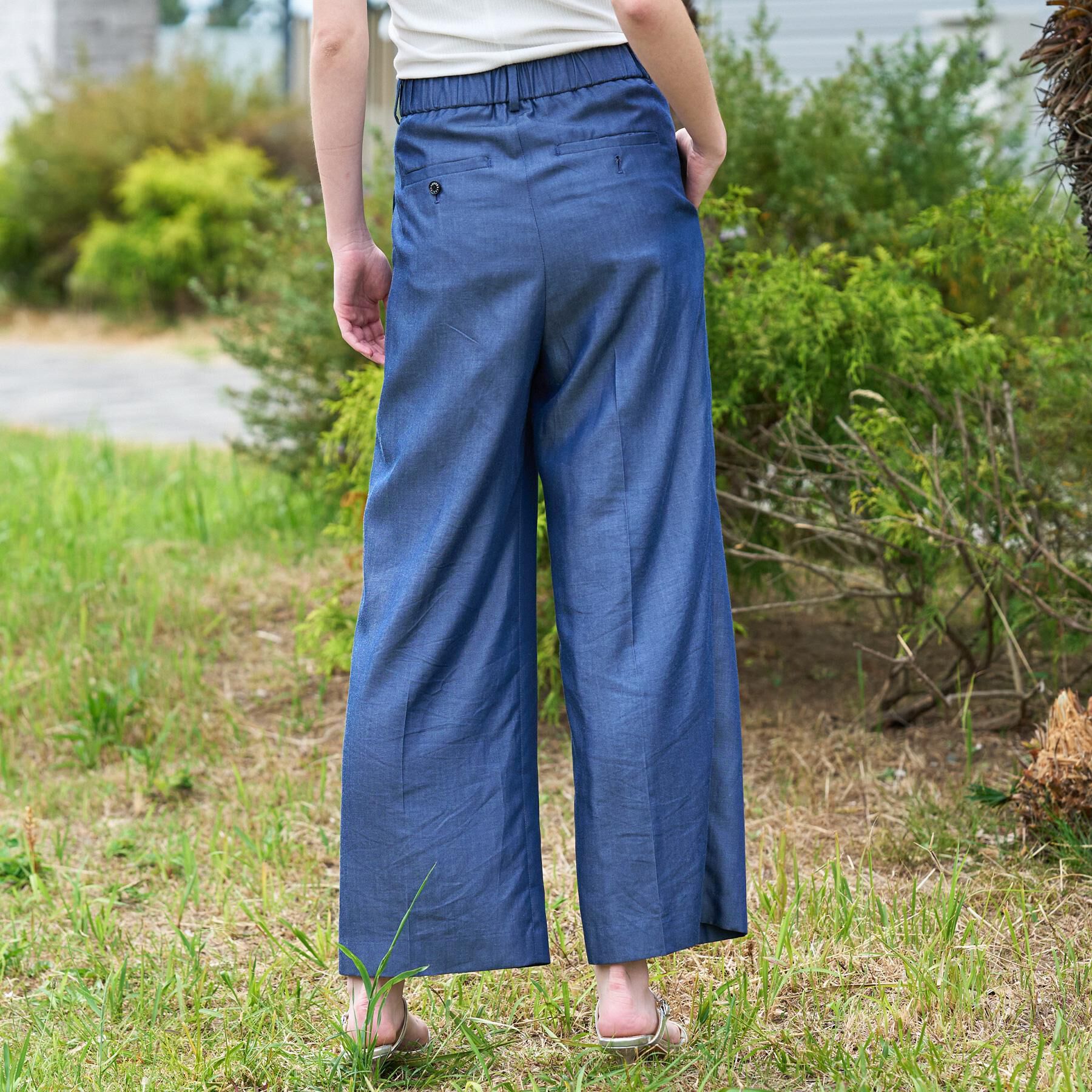 DRESSTERIOR「【otonaMUSE5月号掲載/セットアップ可】テンセルデニムワイドパンツ」|その他|