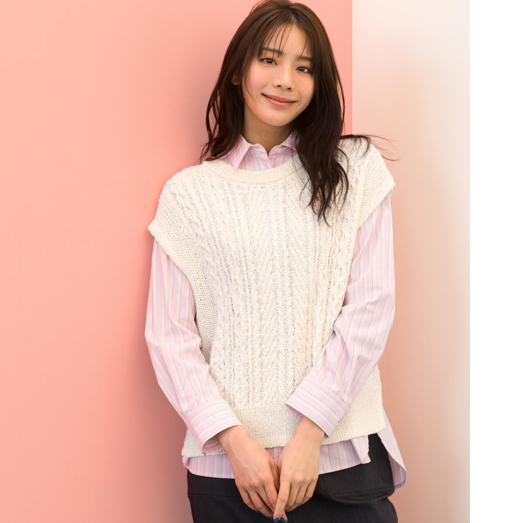 grove「羽織としても大活躍！驚きの伸びを備えたコットンナイロンストレッチシャツ」|シャツ・ブラウス|