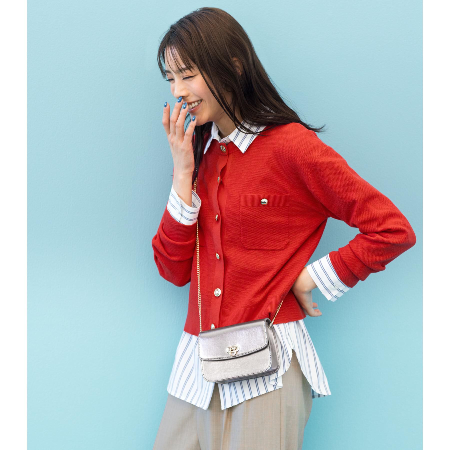 grove「羽織としても大活躍！驚きの伸びを備えたコットンナイロンストレッチシャツ」|シャツ・ブラウス|