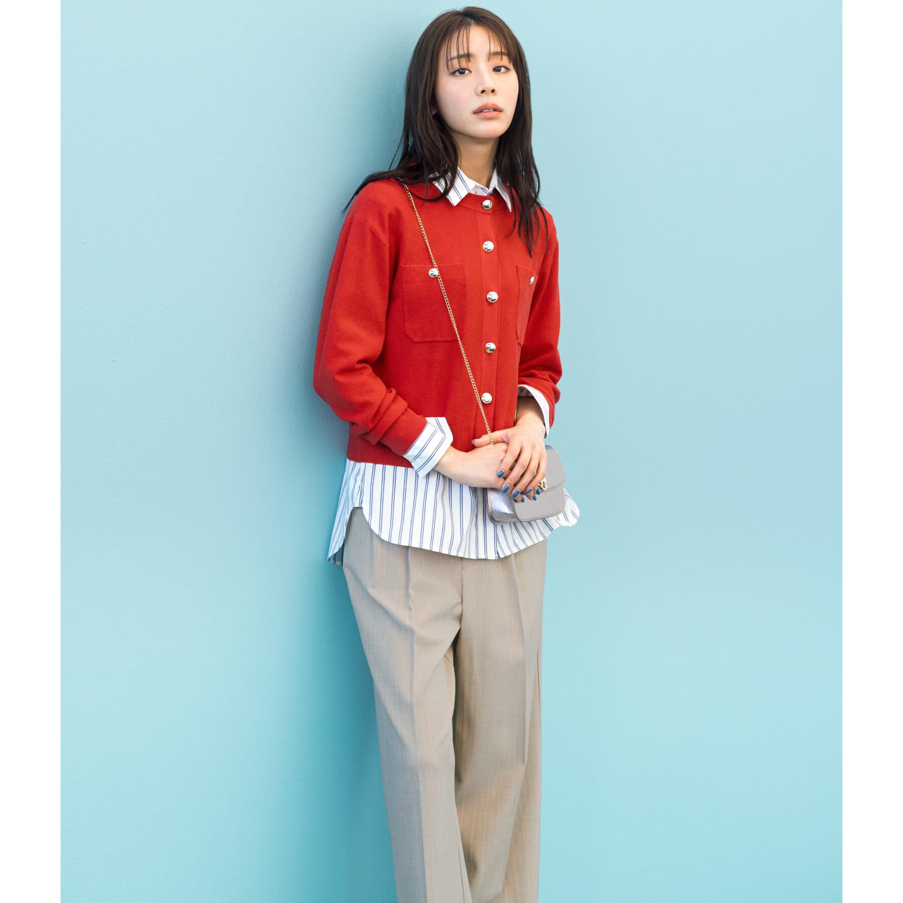 grove「羽織としても大活躍！驚きの伸びを備えたコットンナイロンストレッチシャツ」|シャツ・ブラウス|