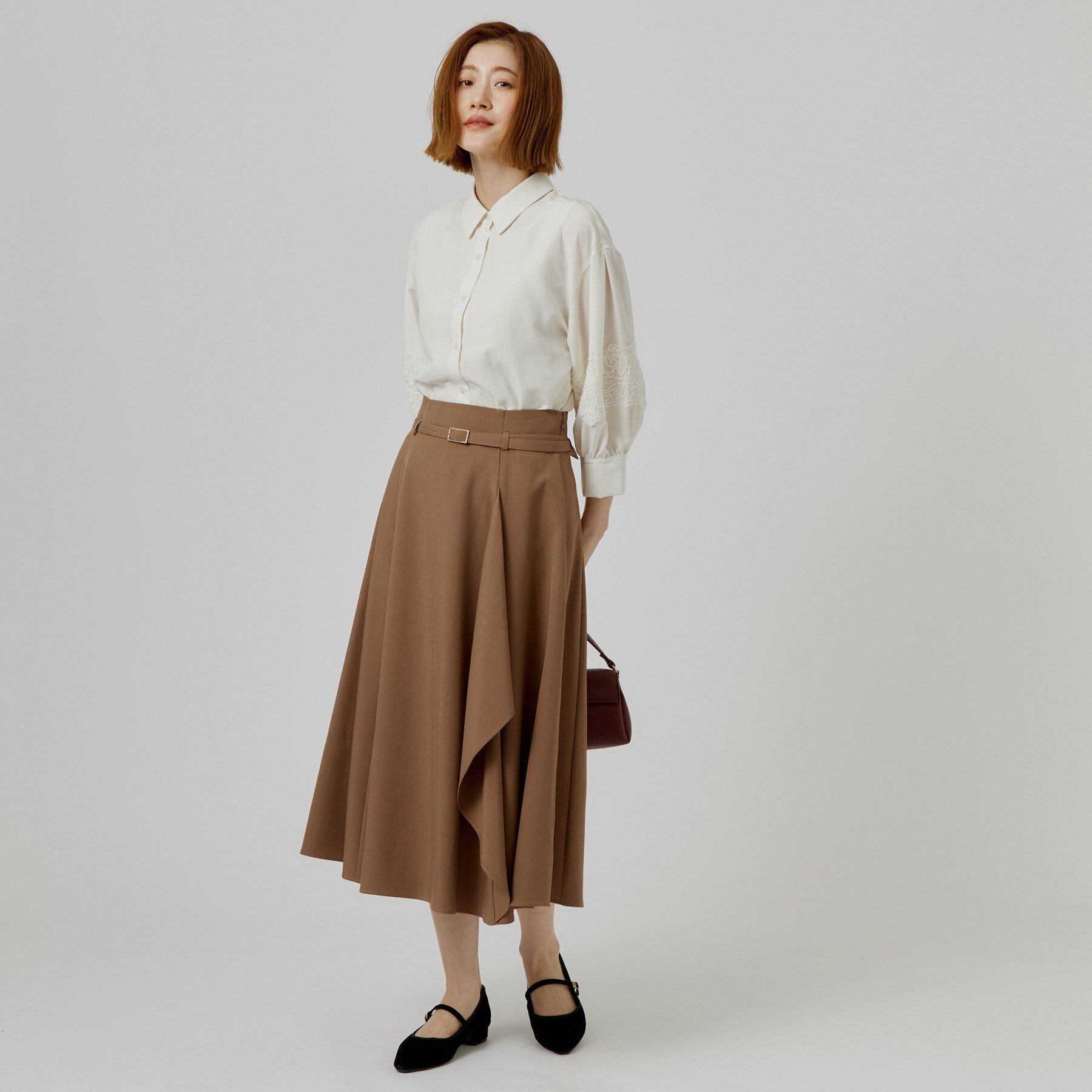 grove「レースボリュームスリーブシャツ」|シャツ・ブラウス|