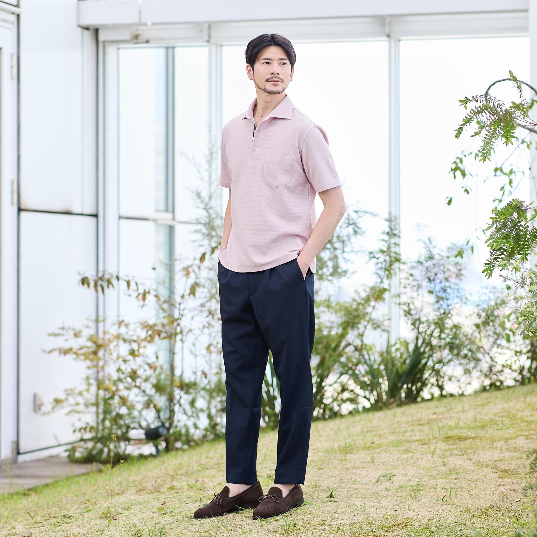 TAKEO KIKUCHI「リネンライクカルゼイージーパンツ」|その他|