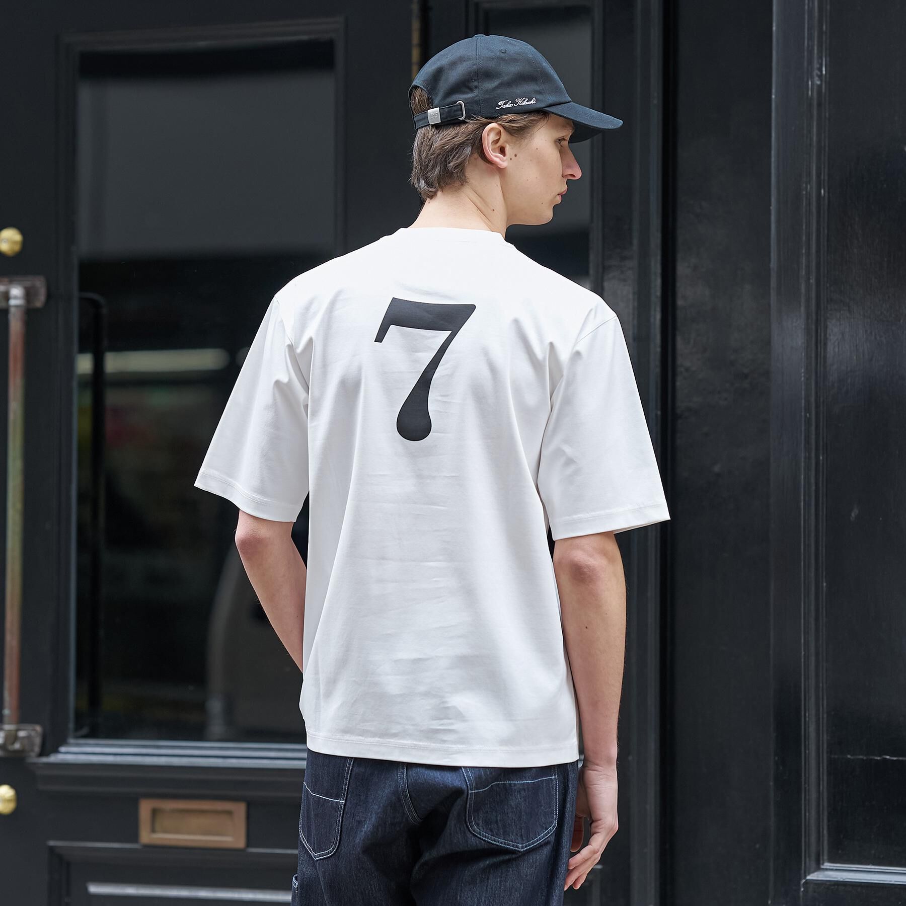 TAKEO KIKUCHI「【BOWLER HAT LABEL】アイスクリアコットン ラッキーセブン 半袖Tシャツ」|Tシャツ・カットソー|