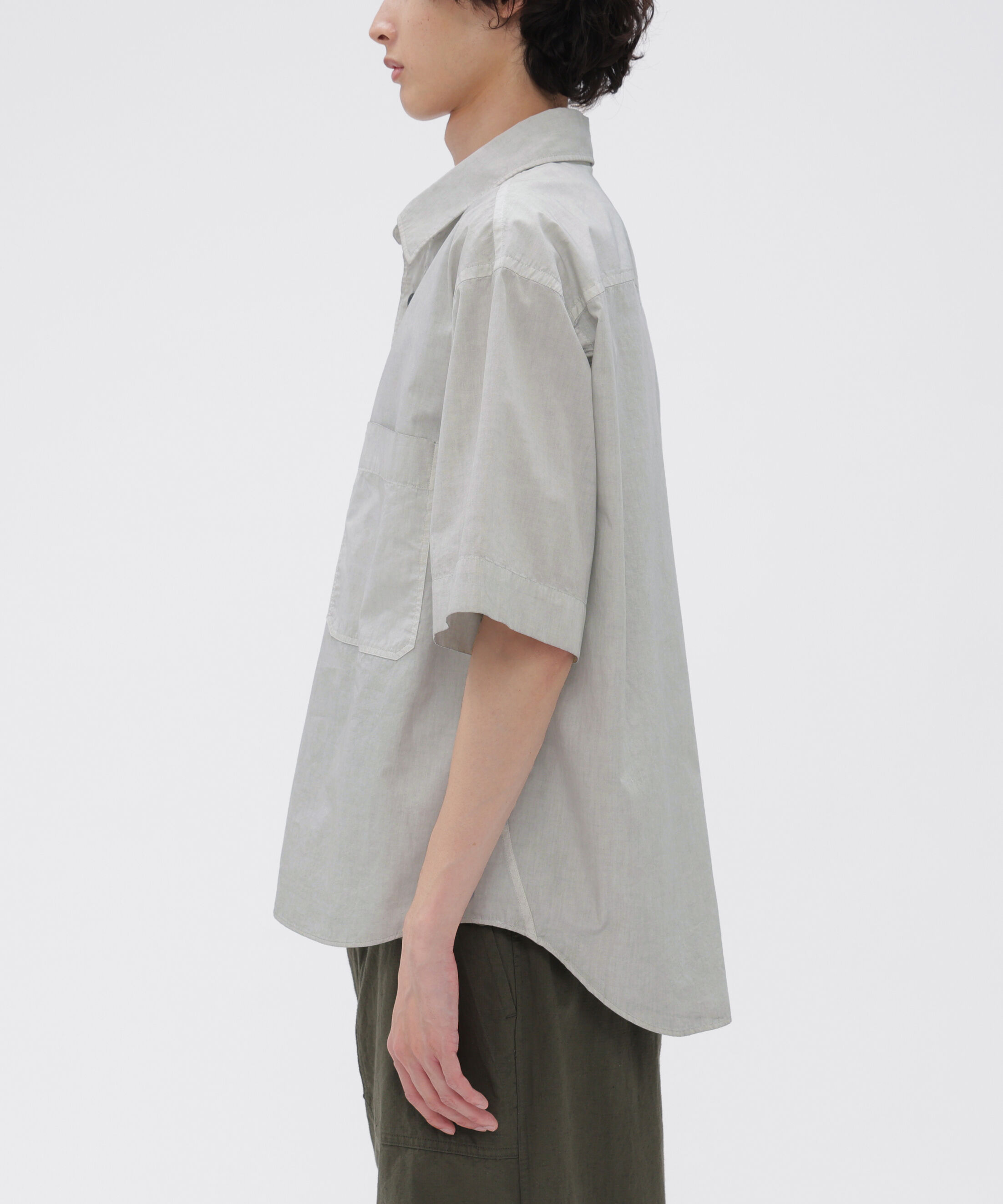 MHL.「CARBON DYED COTTON POLIN SHIRT」|シャツ・ブラウス|