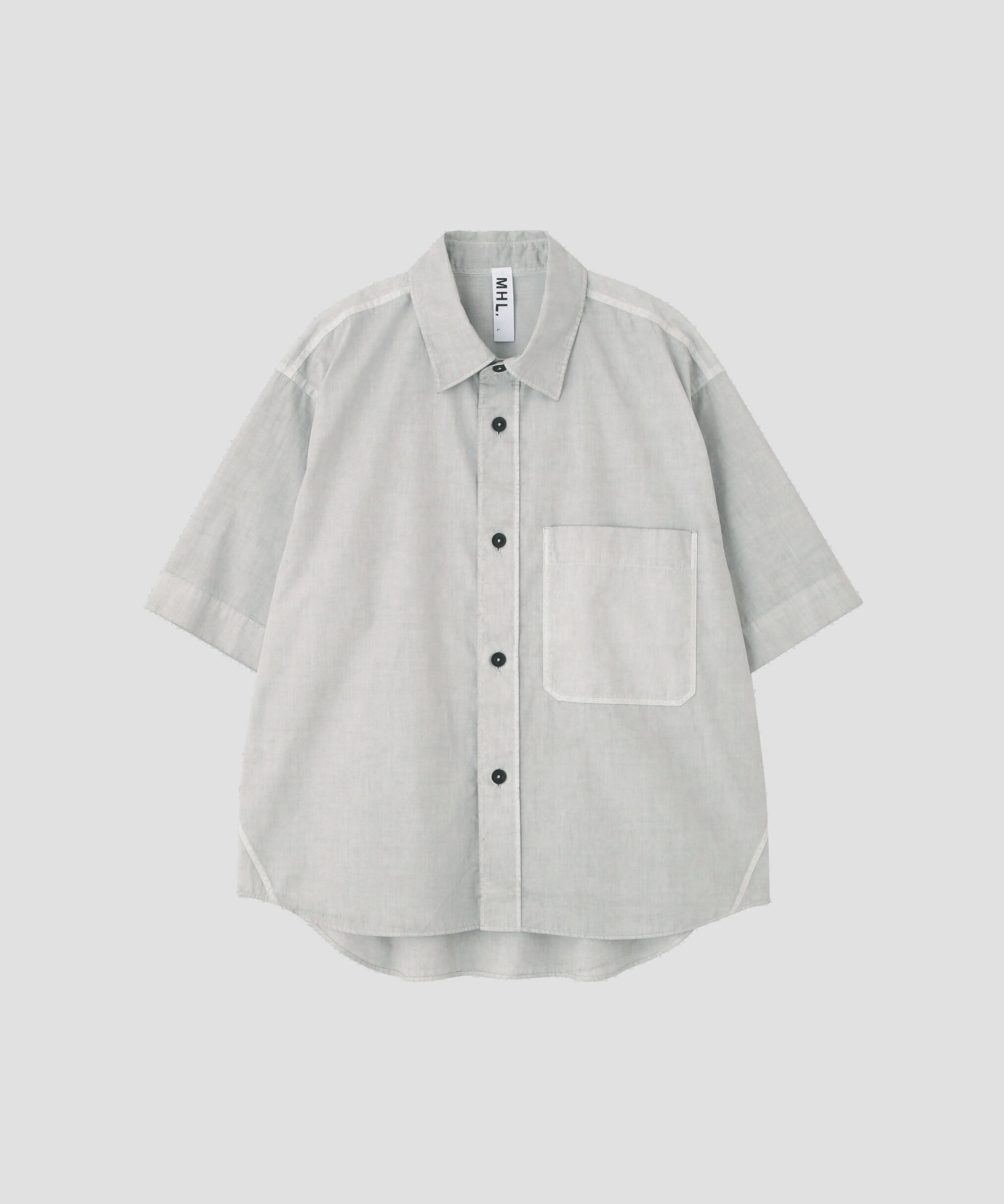 MHL.「CARBON DYED COTTON POLIN SHIRT」|シャツ・ブラウス|