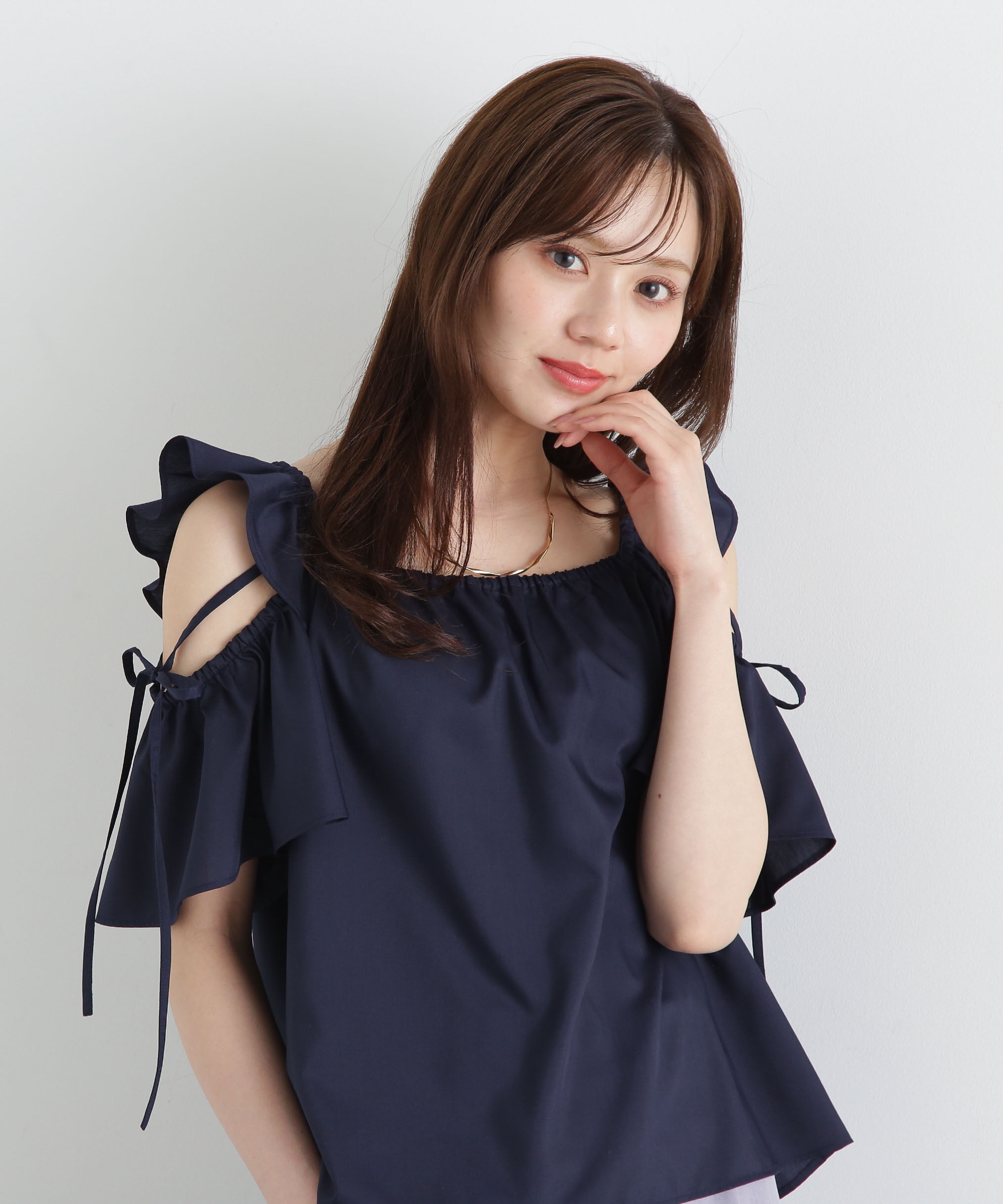 PROPORTION BODY DRESSING「フリルリボンブラウス」|シャツ・ブラウス|