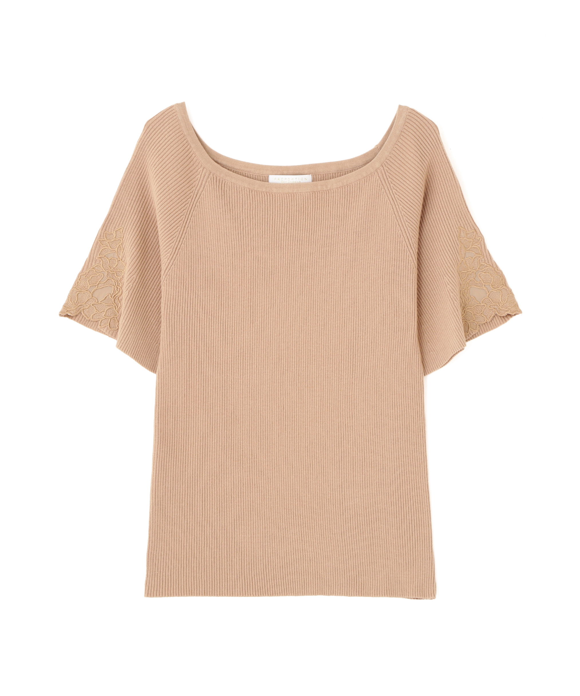 PROPORTION BODY DRESSING「エンブロイダリースリーブニット」|ニット・セーター|