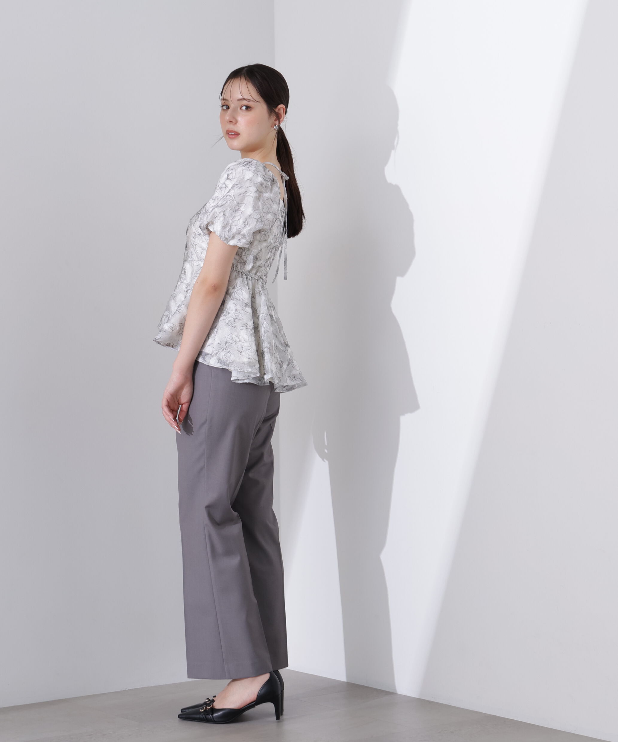 PROPORTION BODY DRESSING「バルーンスリーブペプラムセットアップ」|ワンピース|