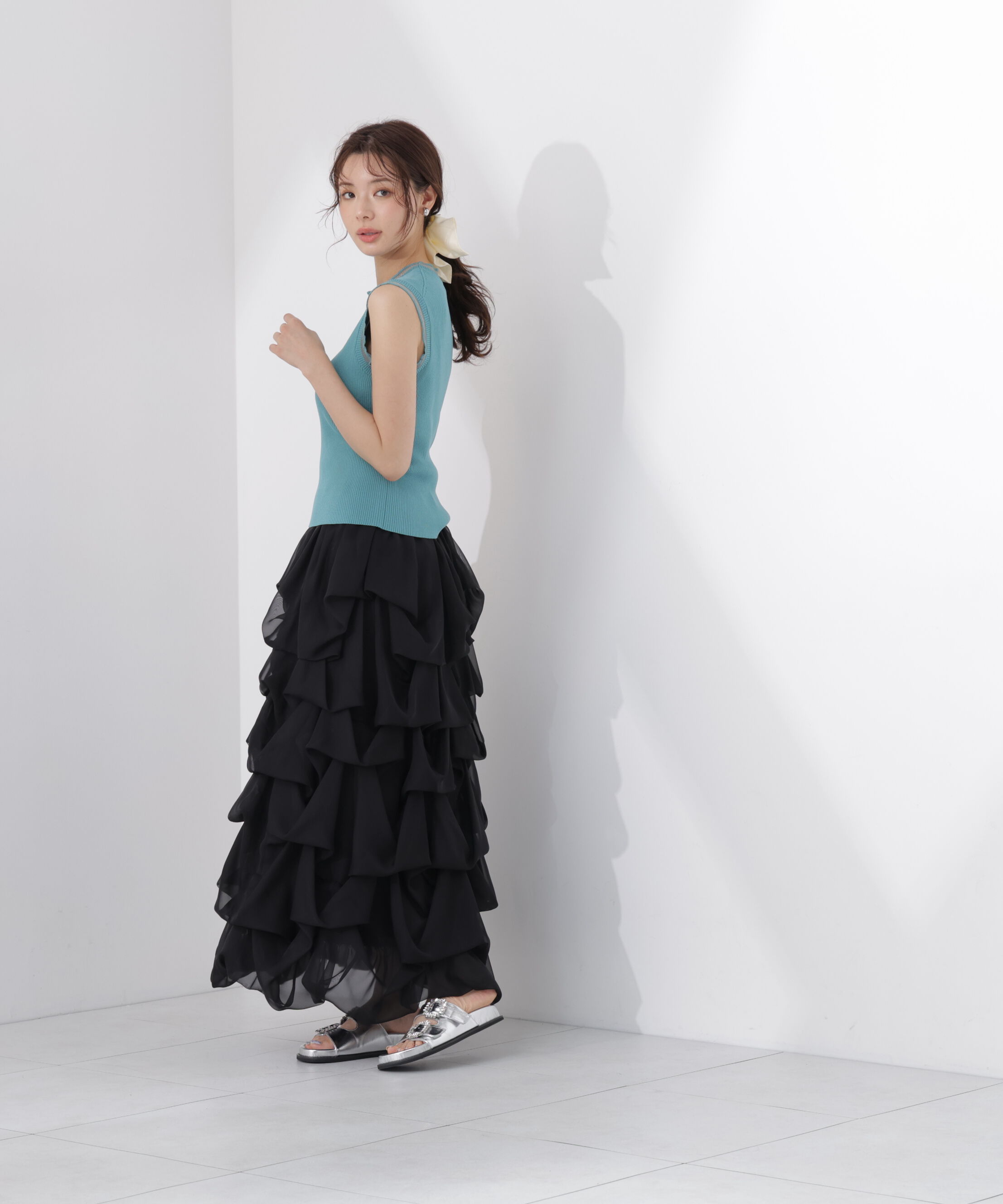PROPORTION BODY DRESSING「＜山内ともなさんコラボ＞タックバルーンスカート」|スカート|