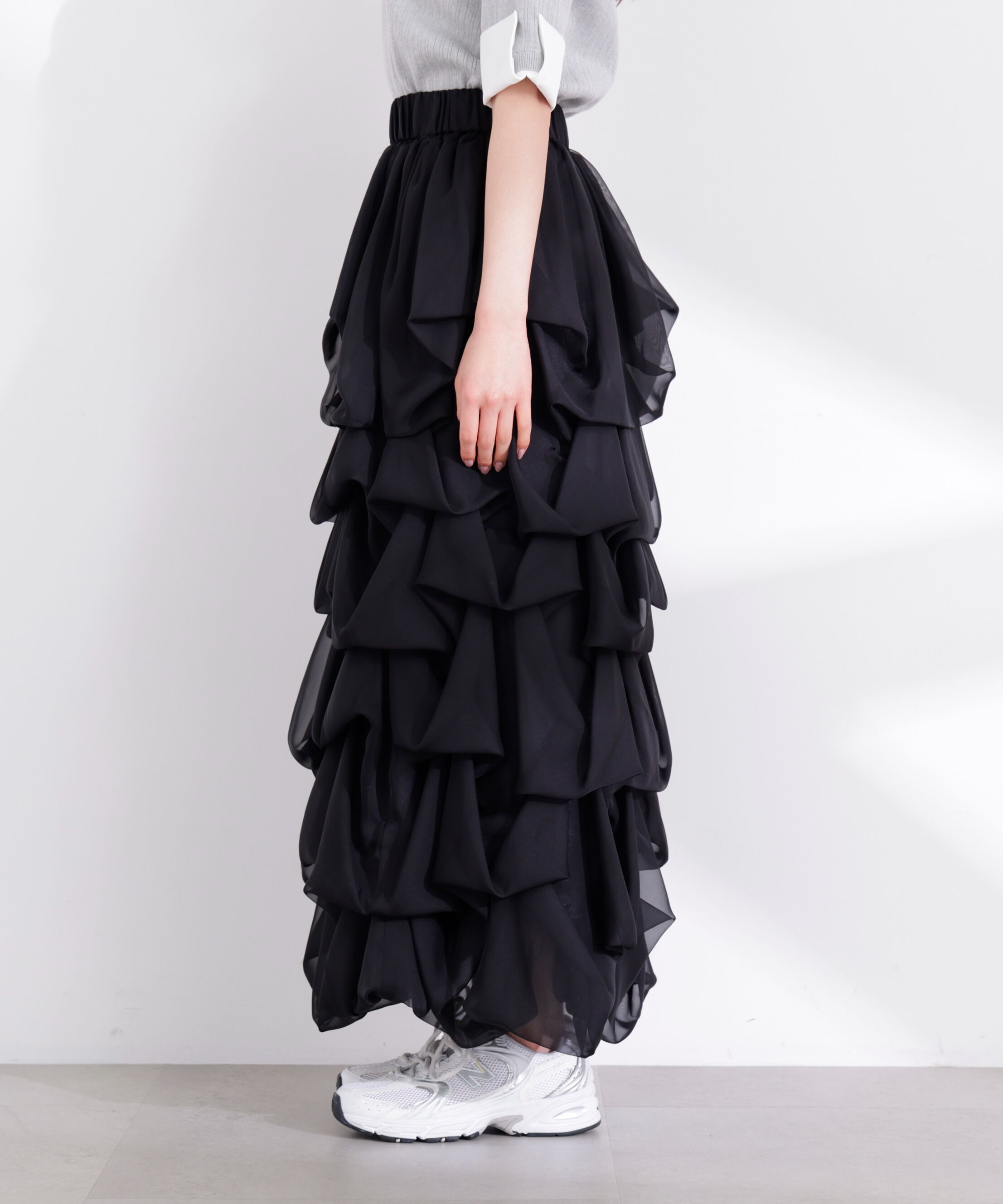PROPORTION BODY DRESSING「＜山内ともなさんコラボ＞タックバルーンスカート」|スカート|