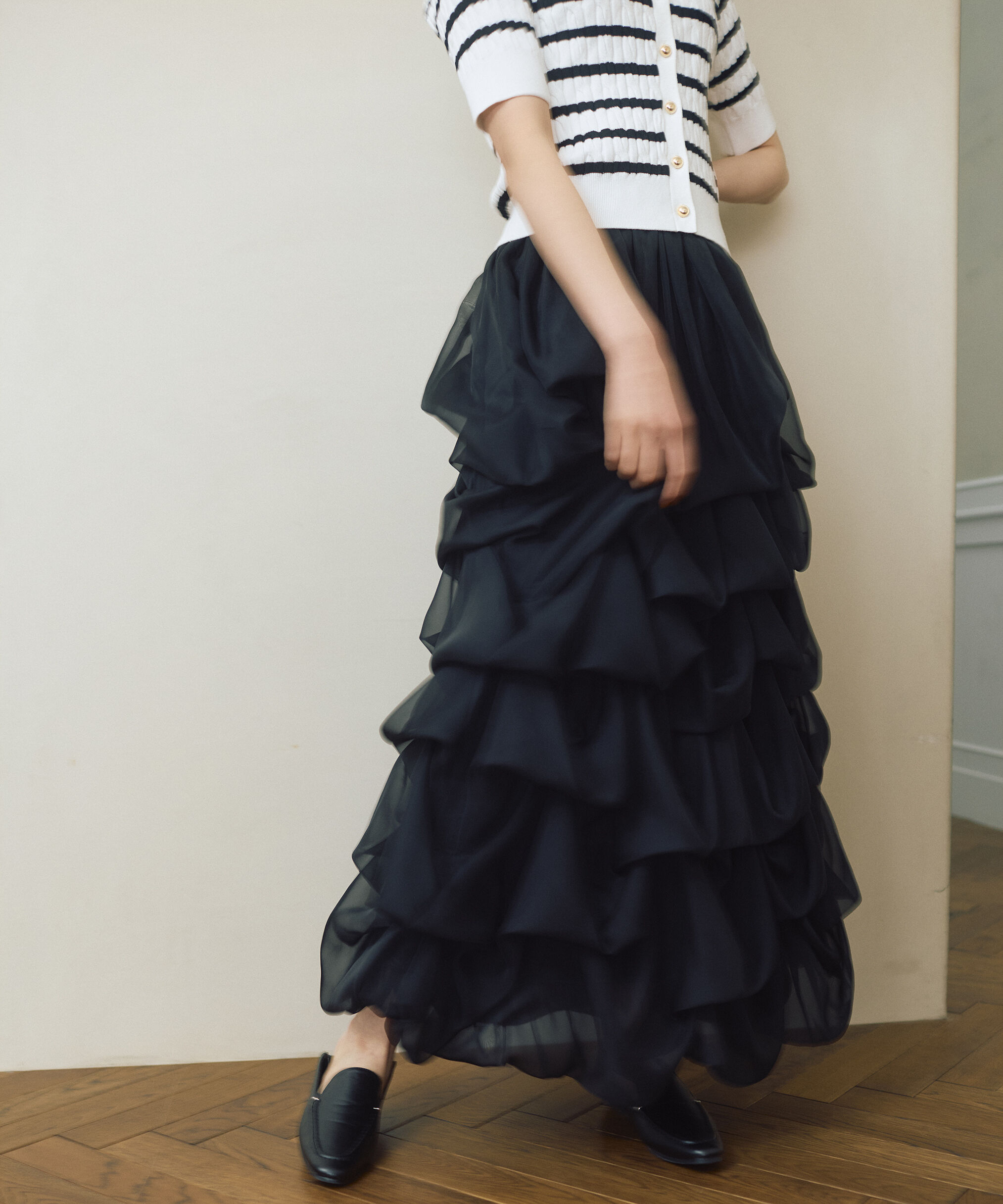 PROPORTION BODY DRESSING「＜山内ともなさんコラボ＞タックバルーンスカート」|スカート|