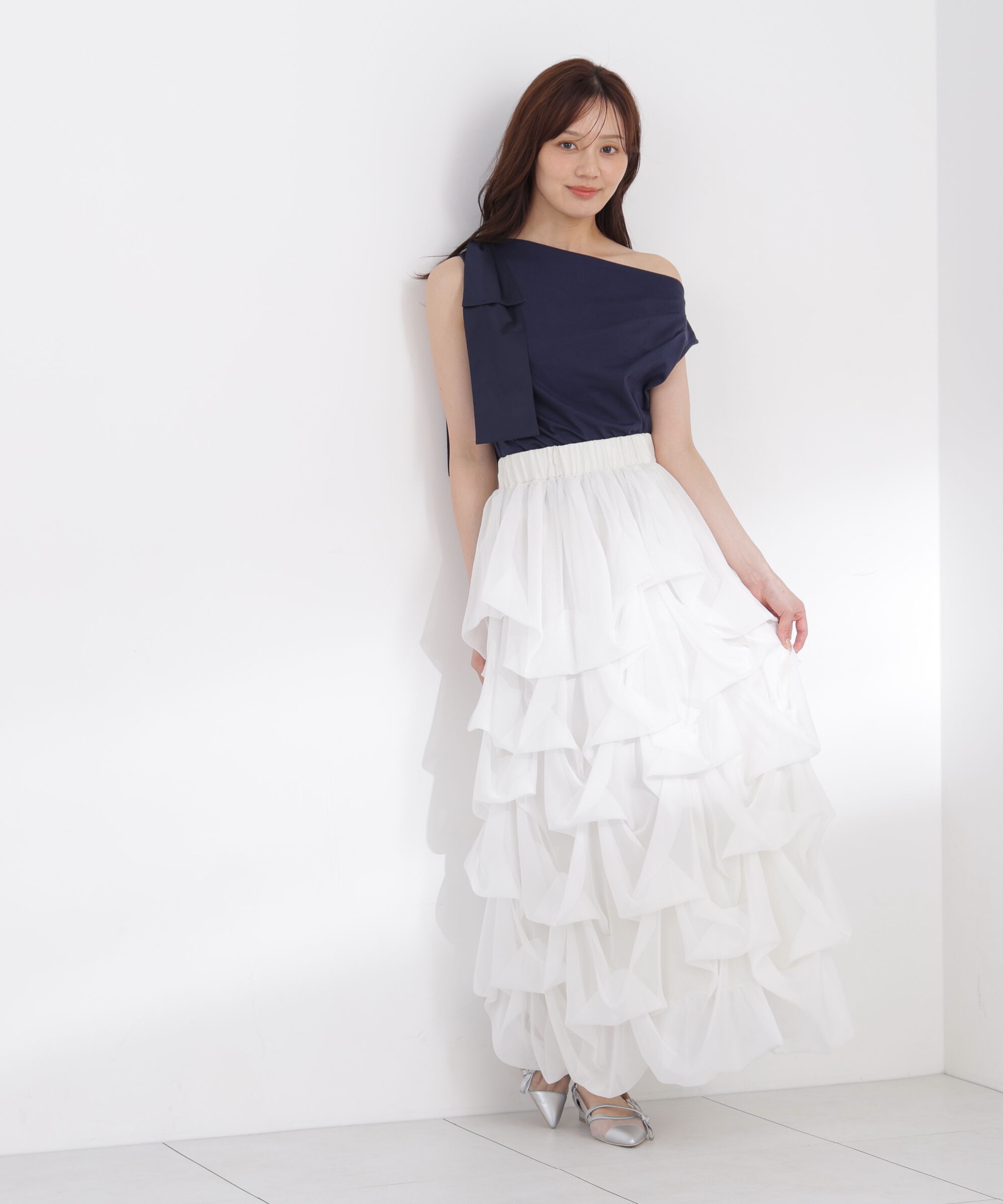 PROPORTION BODY DRESSING「＜山内ともなさんコラボ＞タックバルーンスカート」|スカート|