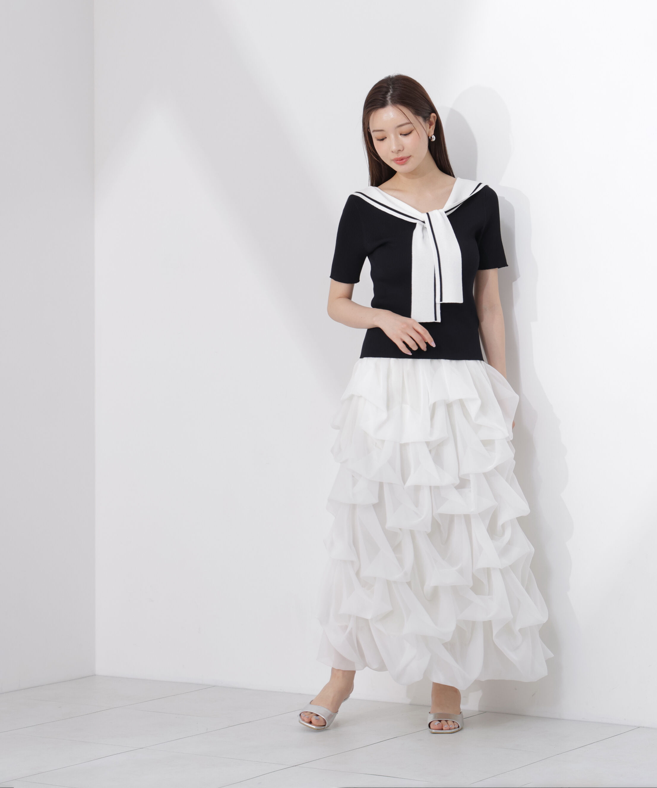 PROPORTION BODY DRESSING「＜山内ともなさんコラボ＞タックバルーンスカート」|スカート|