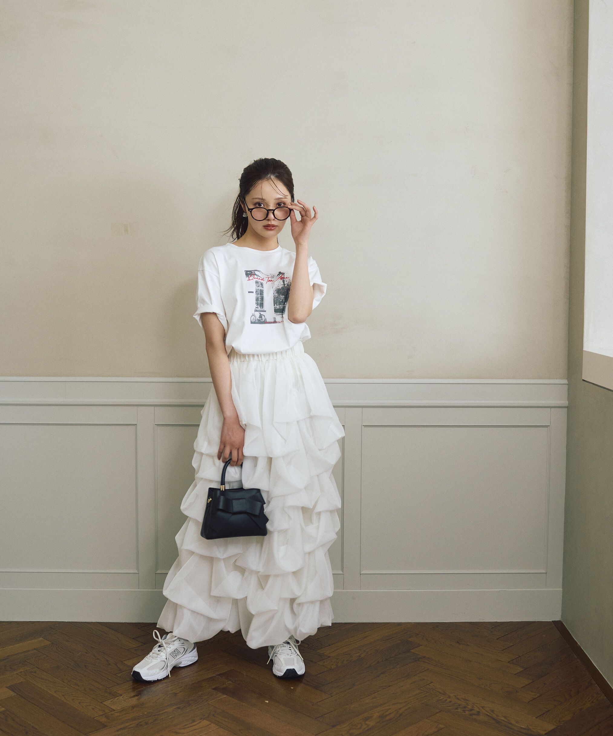 PROPORTION BODY DRESSING「＜山内ともなさんコラボ＞タックバルーンスカート」|スカート|
