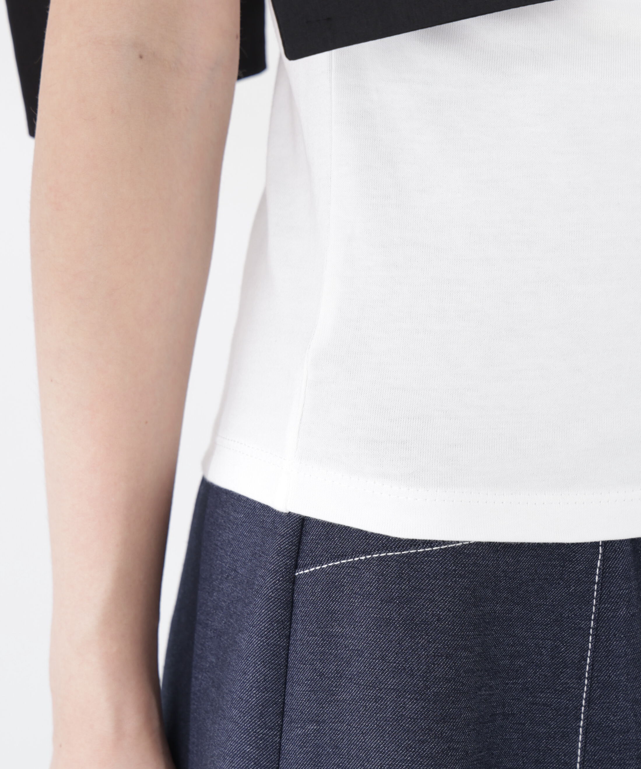 PROPORTION BODY DRESSING「アシメリボンカットソー」|Tシャツ・カットソー|