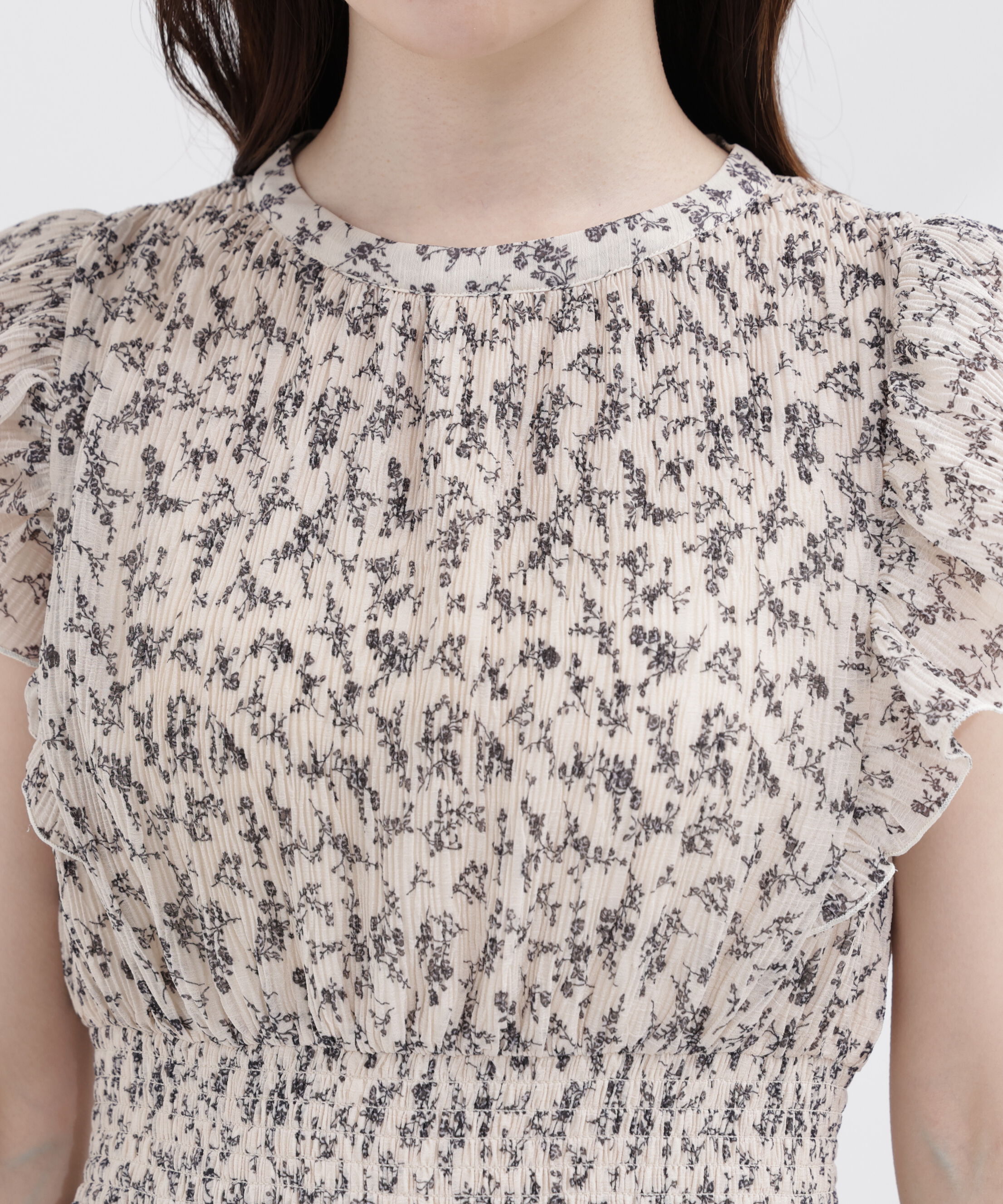 PROPORTION BODY DRESSING「小花楊柳ロングワンピース」|ワンピース|