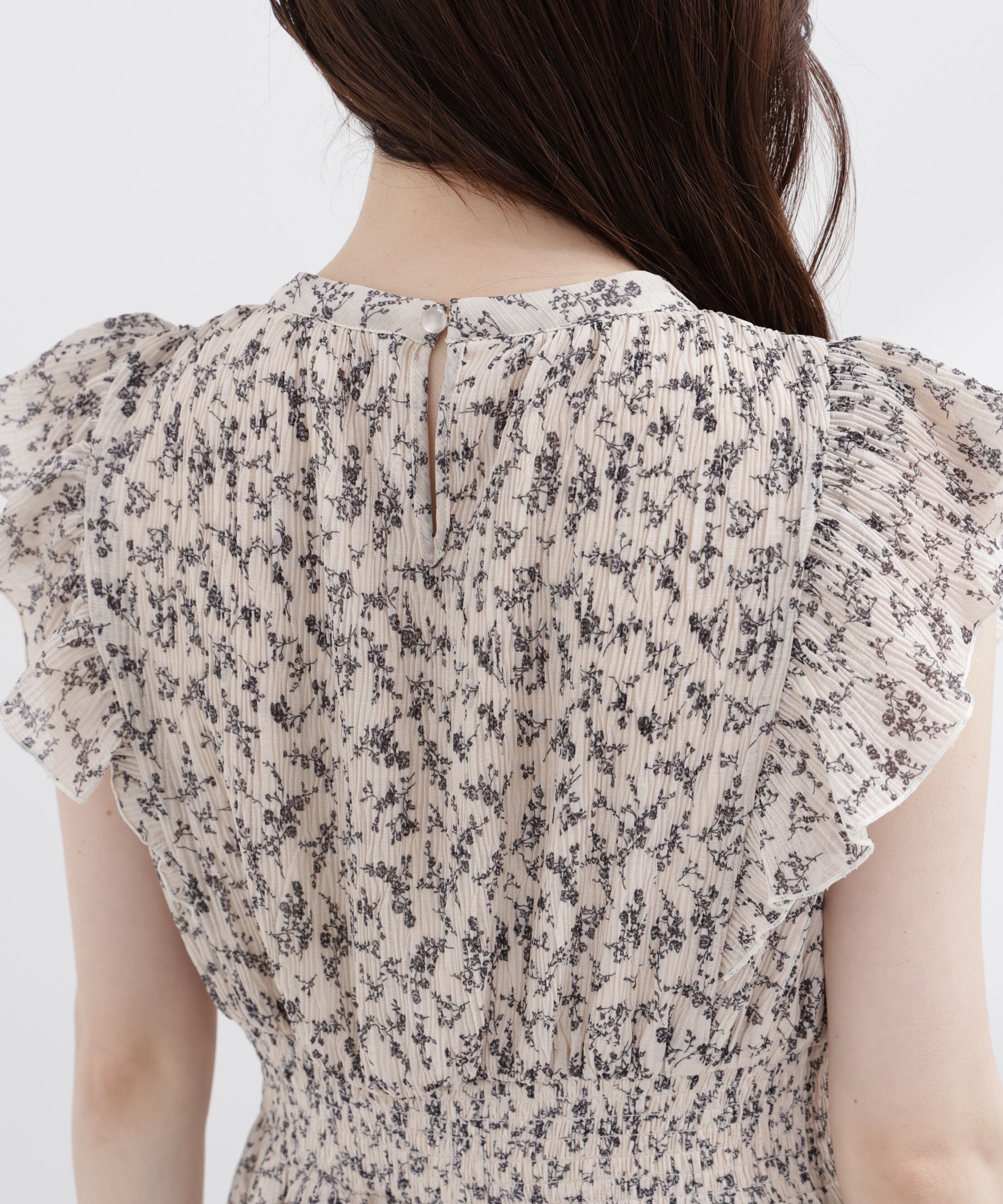 PROPORTION BODY DRESSING「小花楊柳ロングワンピース」|ワンピース|
