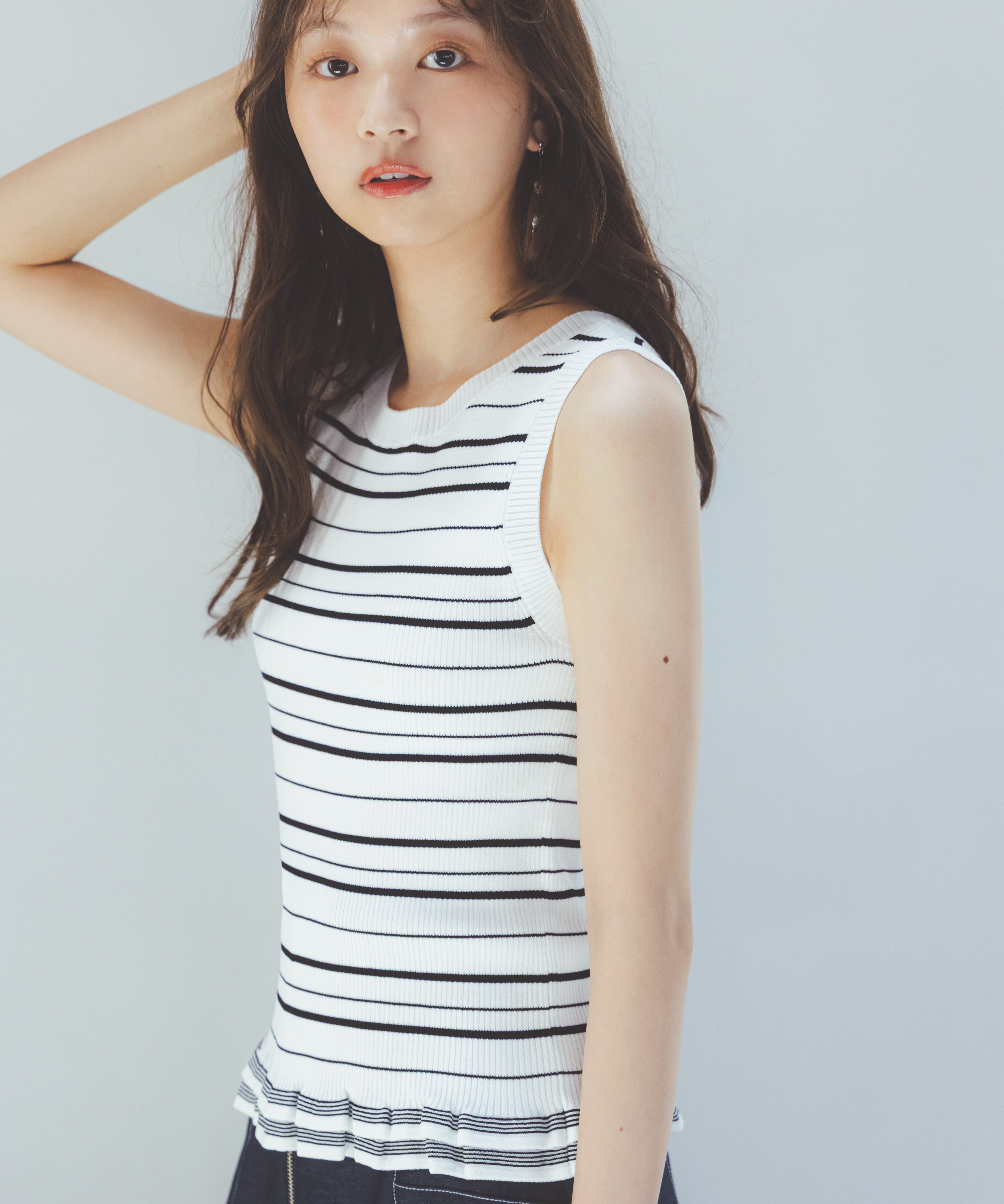 PROPORTION BODY DRESSING「裾フリルニットトップス」|ニット・セーター|