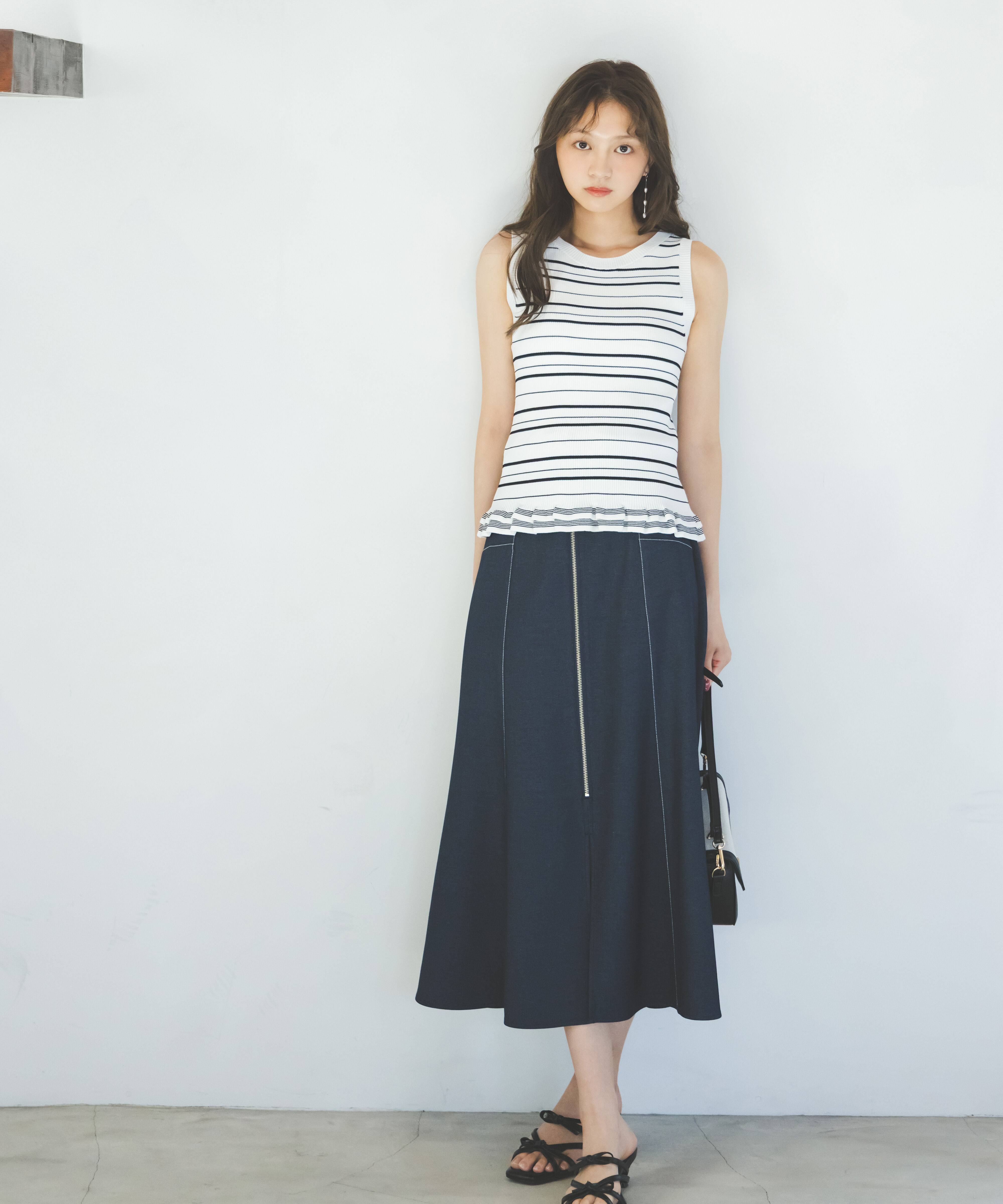 PROPORTION BODY DRESSING「裾フリルニットトップス」|ニット・セーター|
